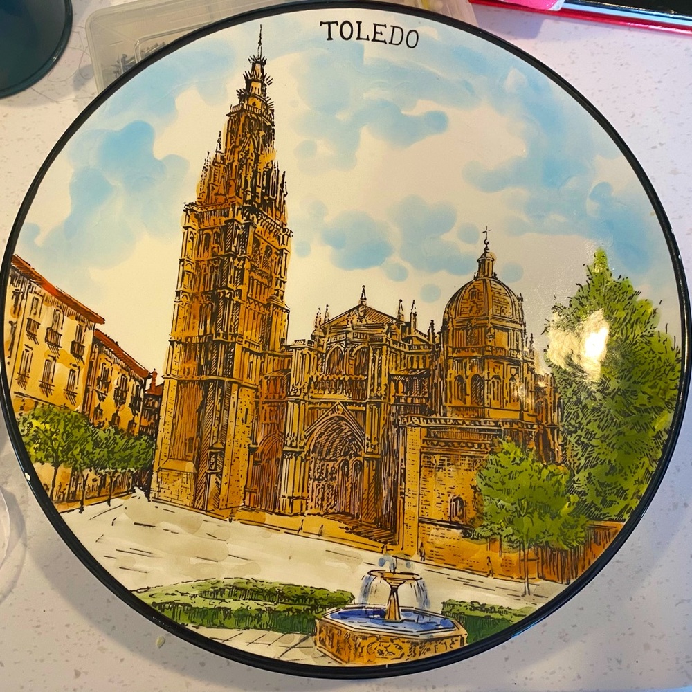 Plate from Toledo Spain